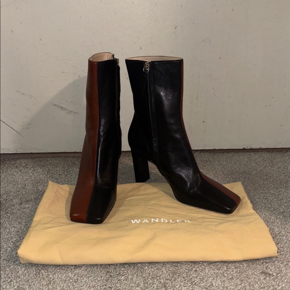 🐂 Wandler Two-Tone Boots in Original Dustbag - Picture 3 of 16